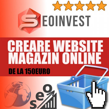 Creare site de prezentare, website modern, realizare magazin online